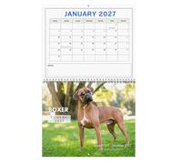 Calendrier Mural Chien 2027 12 Mois Planificateur Animalier Décoratif