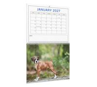 Calendrier Mural Chiens Planificateur Animalier Et Décoratif 12 Mois