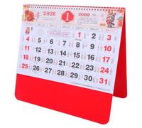Calendrier Mural Chinois 2026 Rouge en Papier pour Planification Mensuelle | Édition 2026, Technologie D'impression Avancée, Organisation Claire, Dates Importantes, Décoration Restaurant