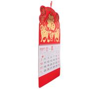 Calendrier Mural Chinois Format Mensuel 2027, Année du Chèvre