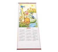 Calendrier Mural Chinois Suspendu 2025 en Papier, Style Traditionnel | Décoratif à Impression Nette, Ambiance Artistique, Référence Lunaire, pour Maison, Enseignants et Bureau