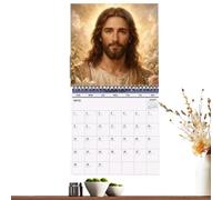 Calendrier Mural Chrétien 2027 - Jesus Planner | Construction En Durable, Le Système Jesus Art Planner Simplifie La Planification Quotidienne Du Bureau.