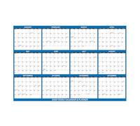 Calendrier mural, compatible avec la configuration des objectifs enregistrés, calendrier annuel, pour adultes, enseignants et adolescents, peut être installé dans le salon, la chambre, la salle