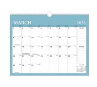 Calendrier mural d'art 2026 avec feuilles en carton coloré date facile à lire illustration créative calendrier de bureau de bureau décoration de la maison