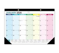 Calendrier mural de janvier 2026 à juin 2027, calendrier mural académique 18 mois 2026-2027, calendrier mensuel détachable pour le bureau, planificateur familial, planificateur suspendu avec