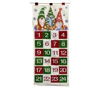 Calendrier Mural De Noël En Tissu Pliables Grand Format Réutilisables 24