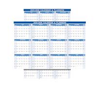 Calendrier Mural De Tirage Sec | Board De Planification Annuel Vertical Horizontal | SMARINE RÉSISTANT 12 Mois | Organisation, Planification, Bureau, Maison, École, Utilisation Pratique Quotidienne