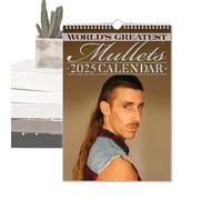 Calendrier mural des plus grands mulets du monde, calendrier 2025 planificateur mensuel | Planificateur familial de coiffure 2025 - Calendrier capillaire 2024-2025, Aperçu des calendriers de journaux,