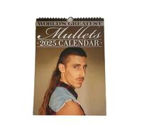 Calendrier Mural Drôle 2025 | Calendrier 2025 Avec Coupe De Cheveux De Mule | Calendrier Mural Des Plus Grands Mulets Du Monde | Calendrier De Coiffure Hilarant 2025 Calendrier Planificateur(1pcs)