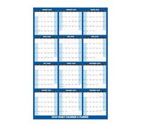 Calendrier Mural Effaçable À Sec 2026 | Planificateur Annuel De Grande Taille En Format 81 X 122 Cm | Calendrier Effaçable À Orientation Horizontale Ou Verticale Pour Une Organisation Simplifiée -