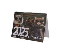 Calendrier Mural Élégant pour Chats 2025, Calendrier Mural Drôle pour Chat, Cadeau Gag, Photos de Mèmes Drôles de Chat, Calendrier pour Chat