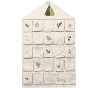 Calendrier mural Fabelab Yule Greens embroidery Beige TU