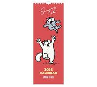 Calendrier mural fin 2026 Simon's Cat avec affichage mensuel par page Portico Designs Ltd