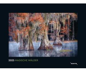 Calendrier mural Forêts magiques 2025