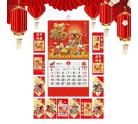 Calendrier mural - Gestion traditionnelle des horaires | Calendrier mensuel mural toute l'année - Pour salle de ortoir, chambre à coucher, salle à manger, salon, salle d'étude, étudiants