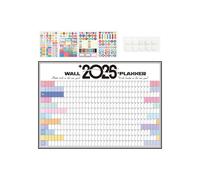Calendrier mural | Grand calendrier 2026 - Calendrier mural familial | Pour, école, dortoir, bureau, maison, cuisine, salle de classe, enseignants, famille