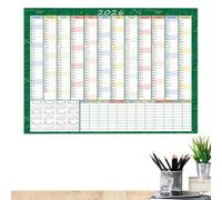 Calendrier Mural Grand Format 2026 Grand Format 74 X 51 cm pour Bureau et