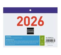 Calendrier mural grands chiffres 2026 avec vue janvier - décembre (12 mois) | Calendrier 2026 | Planificateur mensuel - Espagnol