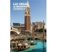 Calendrier mural Las Vegas, format A3, reliure à spirale, couleur unie, lot d'autocollants calendrier gratuits.