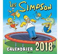 Calendrier mural Les Simpson 2018