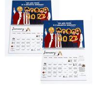 Calendrier mural liturgique catholique 2027 (2pcs)