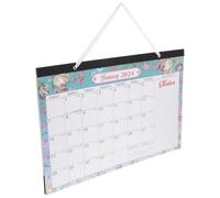 Calendrier Mural Mensuel 2024-2025 en Papier Blanc pour Maison | Suivi des Rendez-échéances, Espace pour Notes et Objectifs, Usage Famille, Étudiants, Bureau