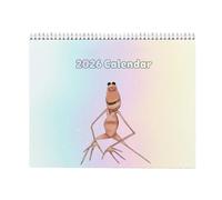 Calendrier mural mensuel 2026 - Planificateur quotidien amusant pour une vie organisée | Tableau de planification de douze mois avec illustrations lumineuses, tableau pratique pour le suivi des