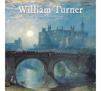 Calendrier mural mensuel 2026 William Turner Red Robin | 30,5 x 61 cm ouvert | Papier épais et robuste de qualité supérieure | Calendrier de 12 mois à suspendre | Notes lignées et zone de choses à