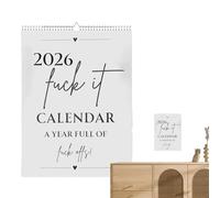 Calendrier Mural Mensuel | Articles de Bureau pour Doodle Annuel,Calendrier Mural De Planification En Papier Épais,Pour Vacances Planification Repas Rendez-Vous Voyage École Salle De Classe Bureau Fam