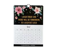 Calendrier mural mensuel pour décoration, planificateur mural pour toute l'année, pour , enseignants, intérieur, école ureau, maison, etc