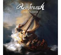 Calendrier mural mensuel Rembrandt Red Robin 2026 | 30,5 x 61 cm ouvert | Papier épais et robuste de qualité supérieure | Calendrier de 12 mois à suspendre | Notes lignées et zone de choses à faire |