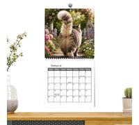 Calendrier mural mignon Agenda 12 Mois à Thème de Fesses Drôles d'Animaux | Grilles Datées à Remplir 2027 Calendrier d'Animaux Mignons pour , École, Bureau, Rendez-vous, Maison