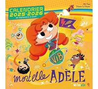 Calendrier mural Mortelle Adèle 2025-2026