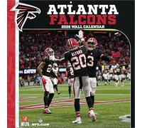 Calendrier mural NFL 2026 30 x 60 cm Atlanta Falcons