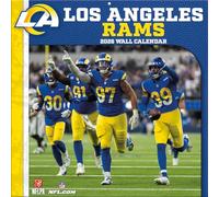 Calendrier mural NFL 2026 - 30 x 60 cm - Los Angeles Rams