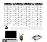 Calendrier mural numérique avec écran tactile, excellent calendrier annuel flexible pour une planification facile - Calendrier mural annuel lisse pour murs de maison, travail, rendez-vous, école
