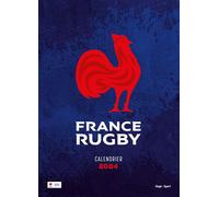 Calendrier mural officiel du XV de France 2024 - FFR - Hugo Image - broché - Calendrier