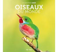 Calendrier mural oiseaux du monde 2025
