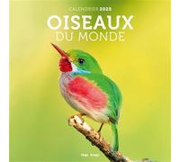 Calendrier mural oiseaux du monde 2025 - Collectif - Hugo Image - broché - Calendrier