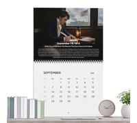 Calendrier mural pour l'année 2026 - à, organiseur historique, calendrier annuel et planificateur annuel - Pour la famille, les, la maison, l'école, le bureau, la salle de