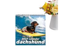 Calendrier mural pour l'année 2027 Planificateur d'horaires de travail
