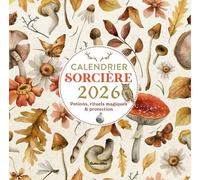 Calendrier mural sorcière 2026