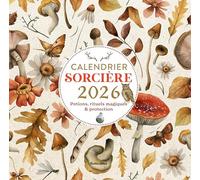 Calendrier mural sorcière 2026