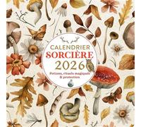 Calendrier mural sorcière 2026