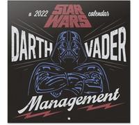 Calendrier mural - Star Wars - 2022 - 30 x 30 cm - Mixte - 12 images et poster inclus