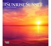 Calendrier mural : Sunrise Sunset 2026 Mini