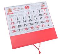 Calendrier Mural Suspendu Année du Serpent 2025, Style Chinois | Papier à Impression Claire, Grandes Dates Lisibles, Décoration du Nouvel An Chinois, pour Bureau et Maison