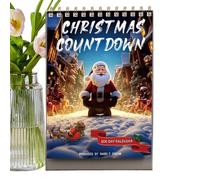 Calendrier Noël 2026 100 Jours De Mignons Déco Maison Père Noël