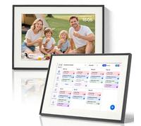 Calendrier Numérique, 10,1'' Wi-Fi Calendrier Digital avec Écran Tactile, Planificateur Familial avec Support Mural, 1280 x 800 HD, 32 Go de Stockage, Digital Calendar pour Planificateur Repas