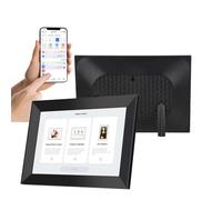 Calendrier numérique, cadre photo mural de 15,6 pouces avec contrôle par application/WiFi, écran tactile interactif, mise sous tension programmée, pour la maison et le bureau